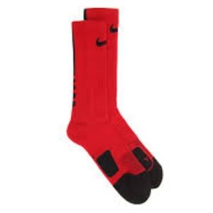 Red Nike Elite Socks